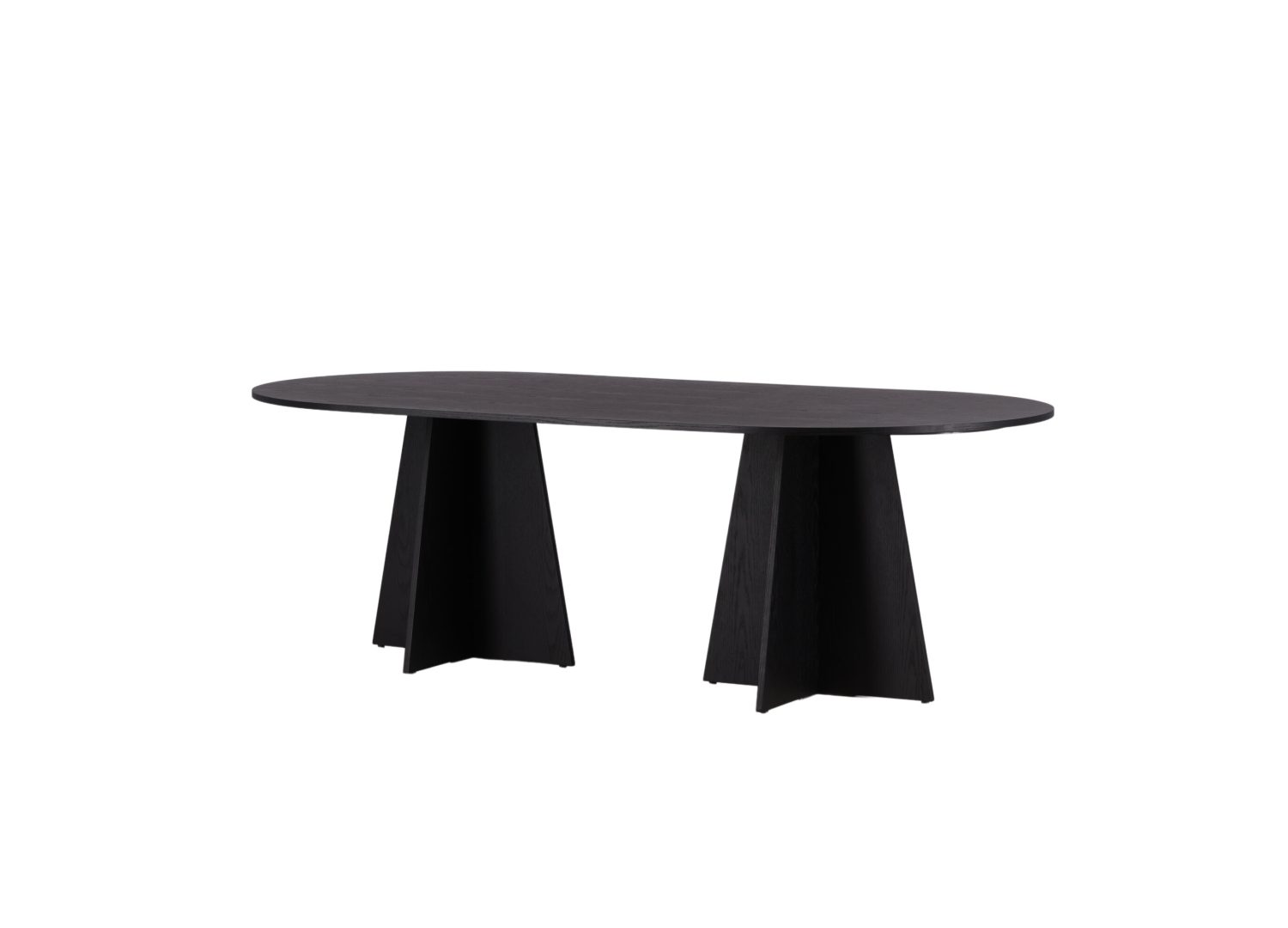 Détail de la table de repas Bootcut noir