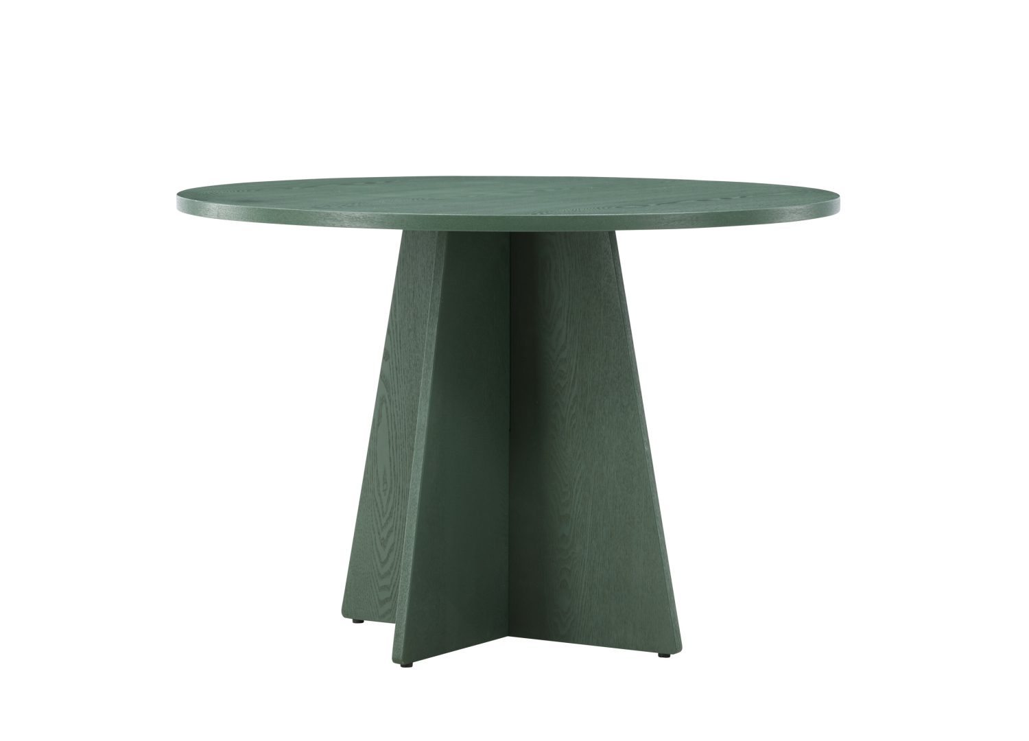Table à manger Bootcut vert vue sous un autre angle