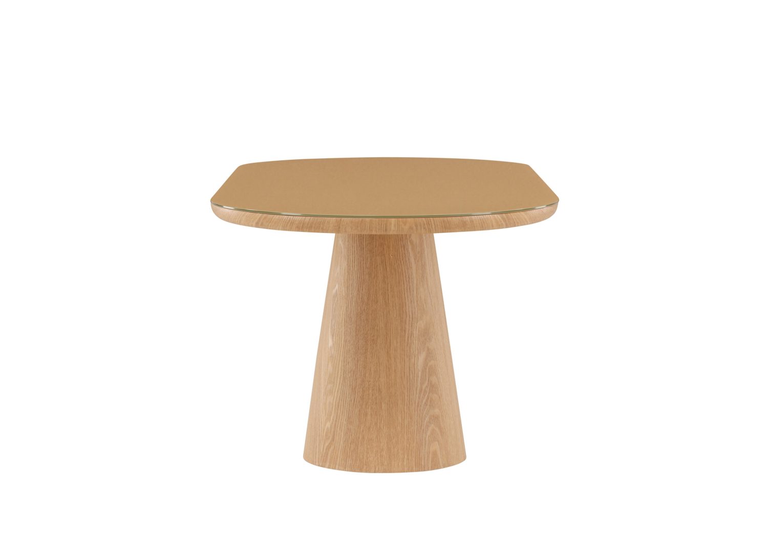 Détail de la table de repas Castor naturel