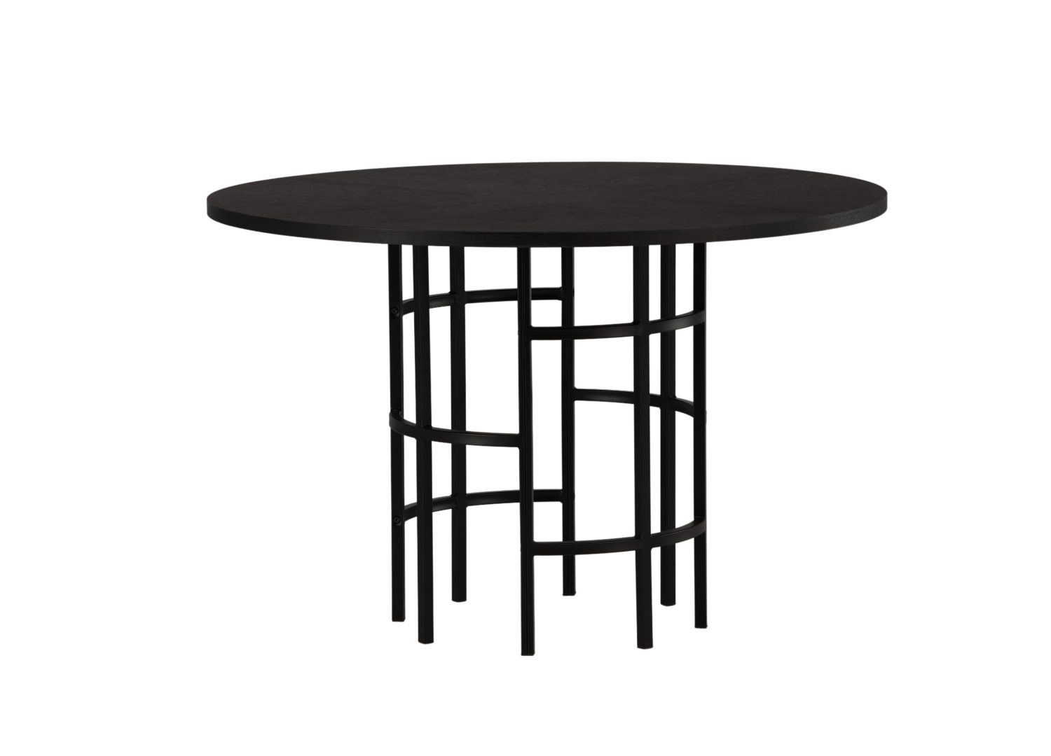 Détail de la table de repas Copenhagen noir