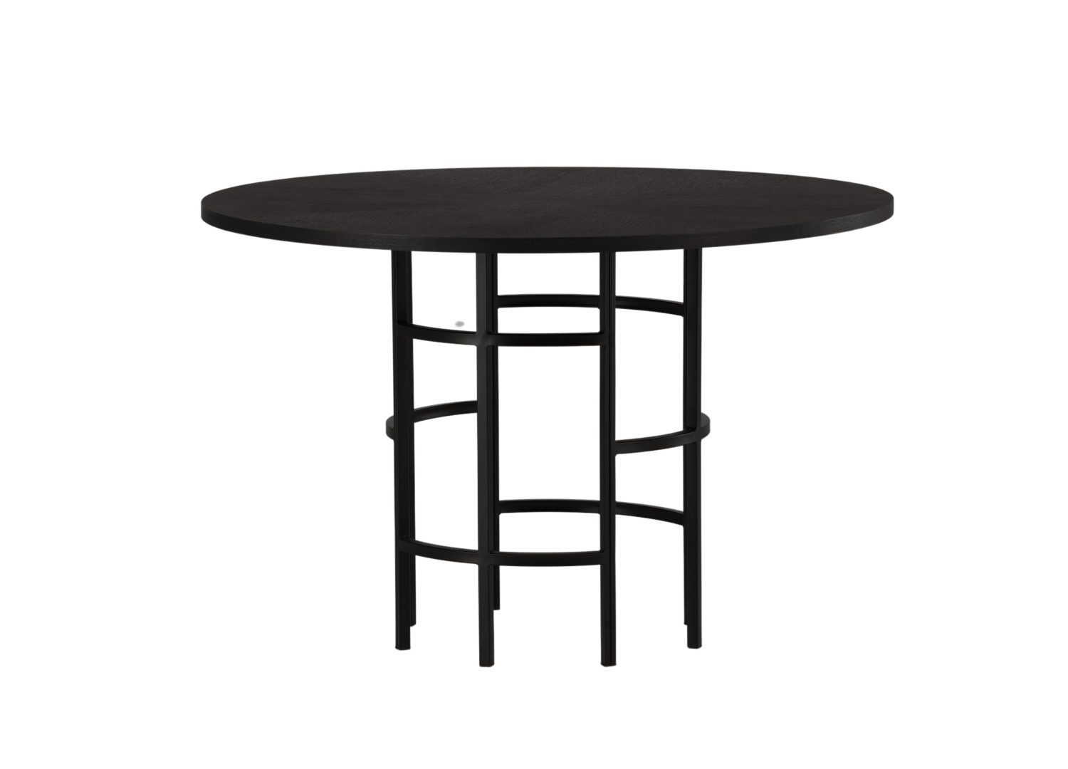 Vue produit de la table à manger Copenhagen noir