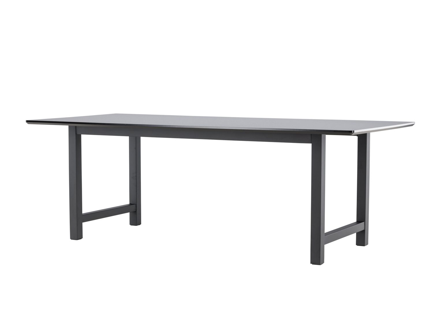 Table à manger Count noir vue sous un autre angle