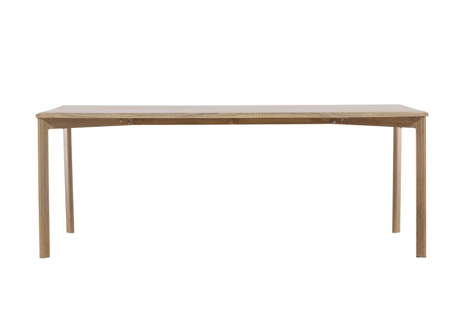 Détail de la table de repas Damon blanchi