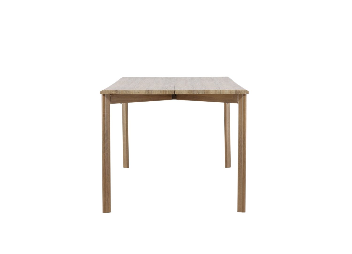 Détail de la table de repas Damon blanchi