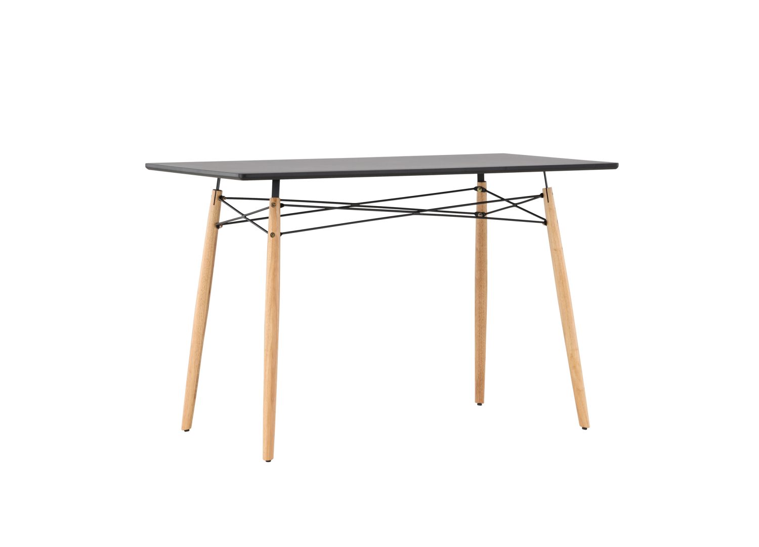 Vue produit de la table à manger Danburi noir