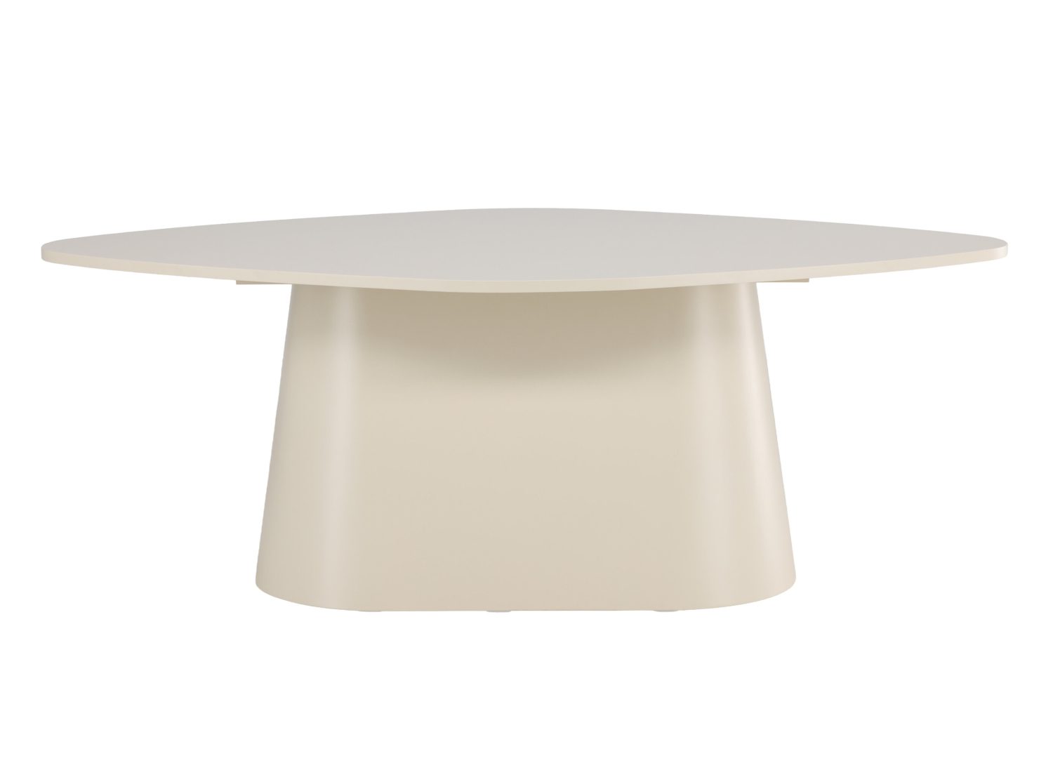Détail de la table de repas Diamond beige