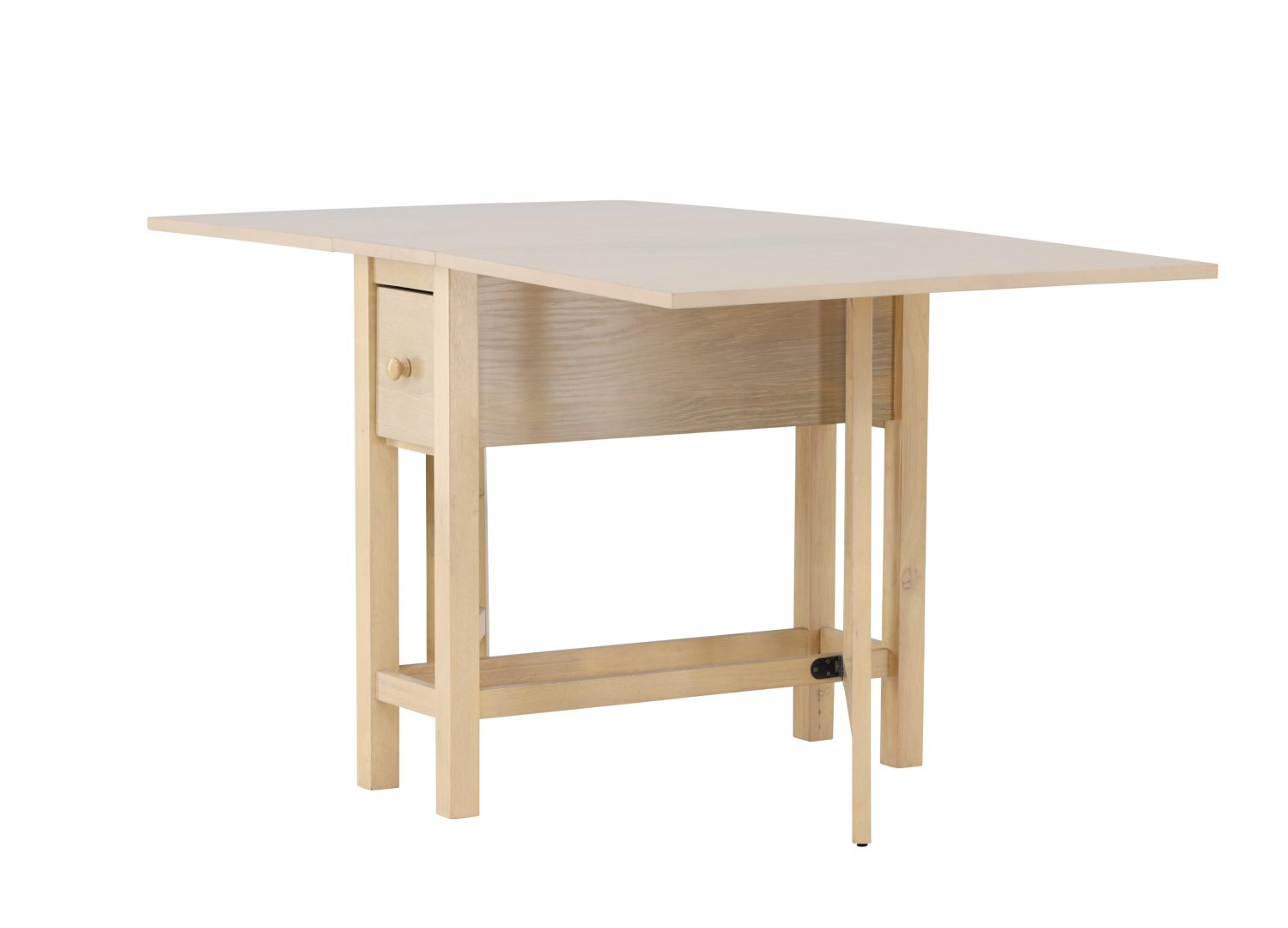 Vue produit de la table à manger Edward blanchi