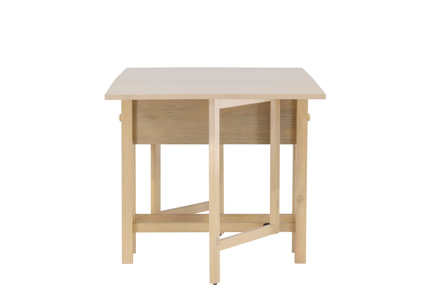 Détail de la table de repas Edward blanchi