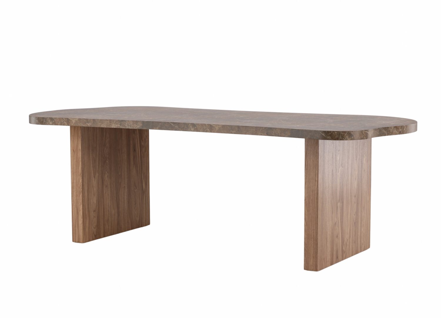 Table à manger Eleonora marron vue sous un autre angle