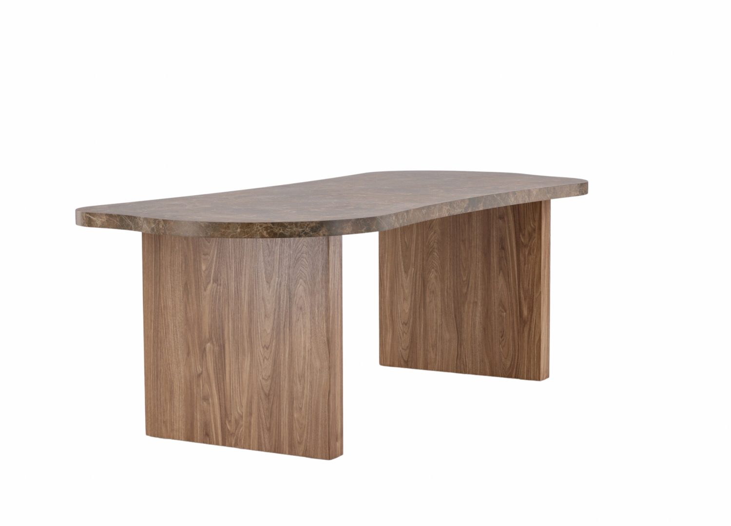 Table à manger Eleonora marron vue sous un autre angle
