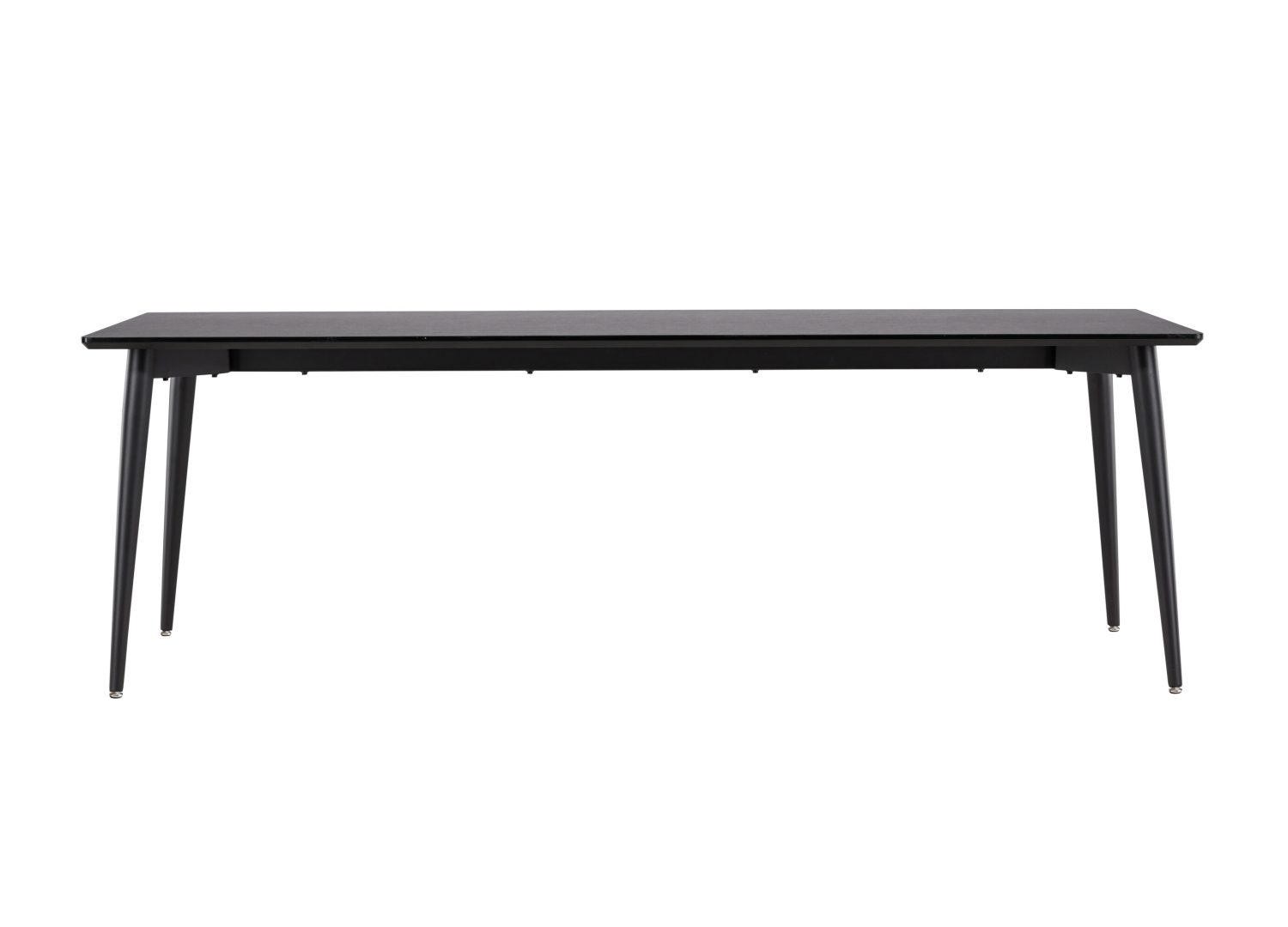 Détail de la table de repas Ellis noir