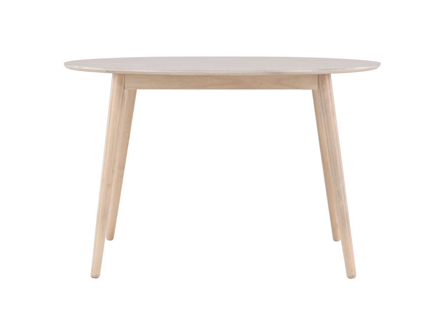 Détail de la table de repas Flora blanchi