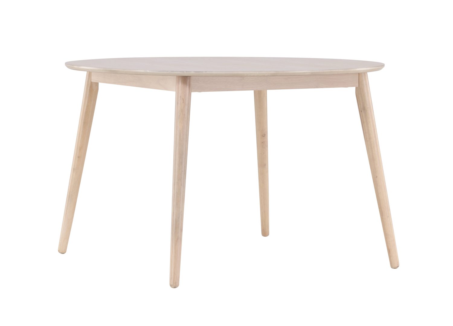 Vue produit de la table à manger Flora blanchi