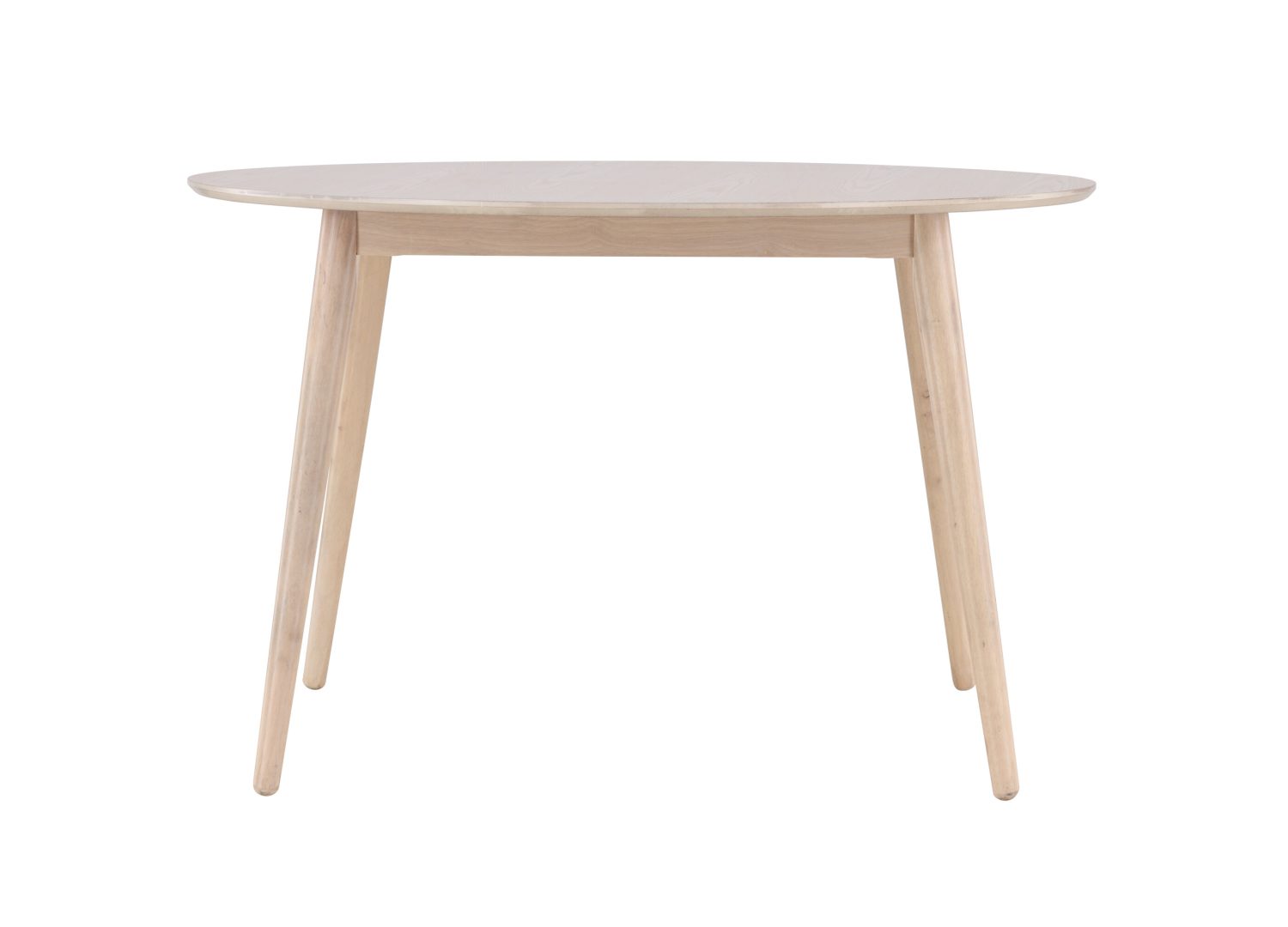 Détail de la table de repas Flora blanchi