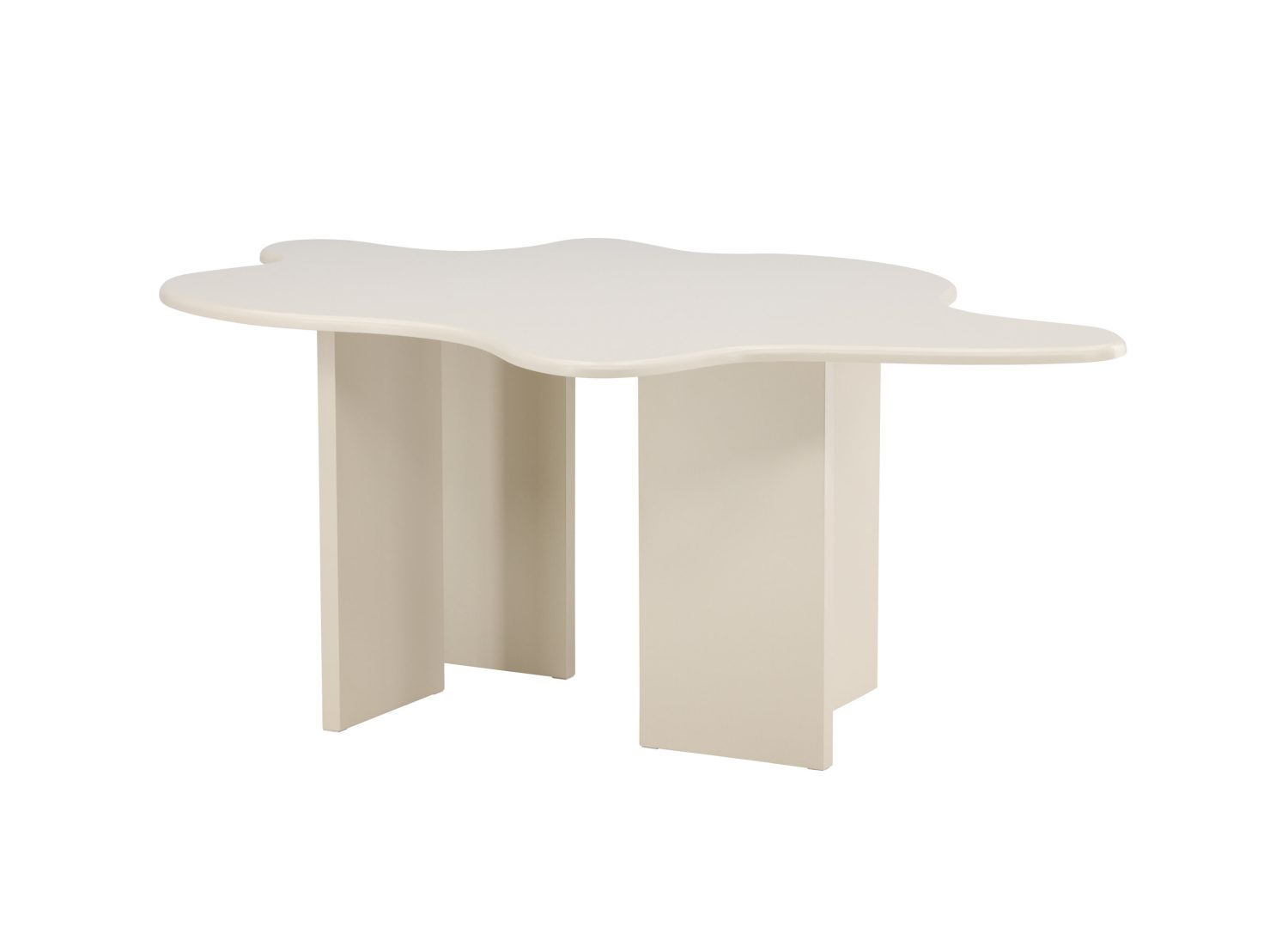 Table à manger Flower beige vue sous un autre angle