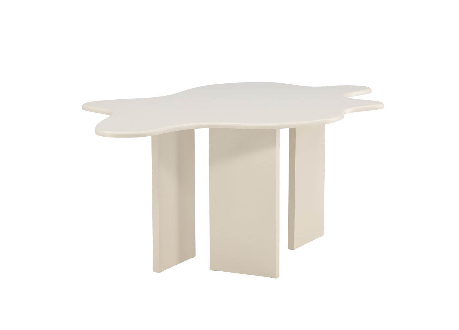 Table à manger Flower beige vue sous un autre angle