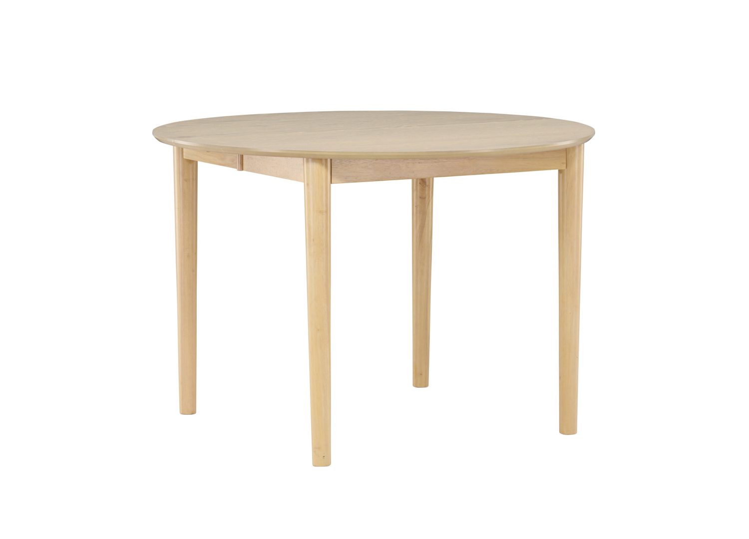 Vue produit de la table à manger Gilda blanchi