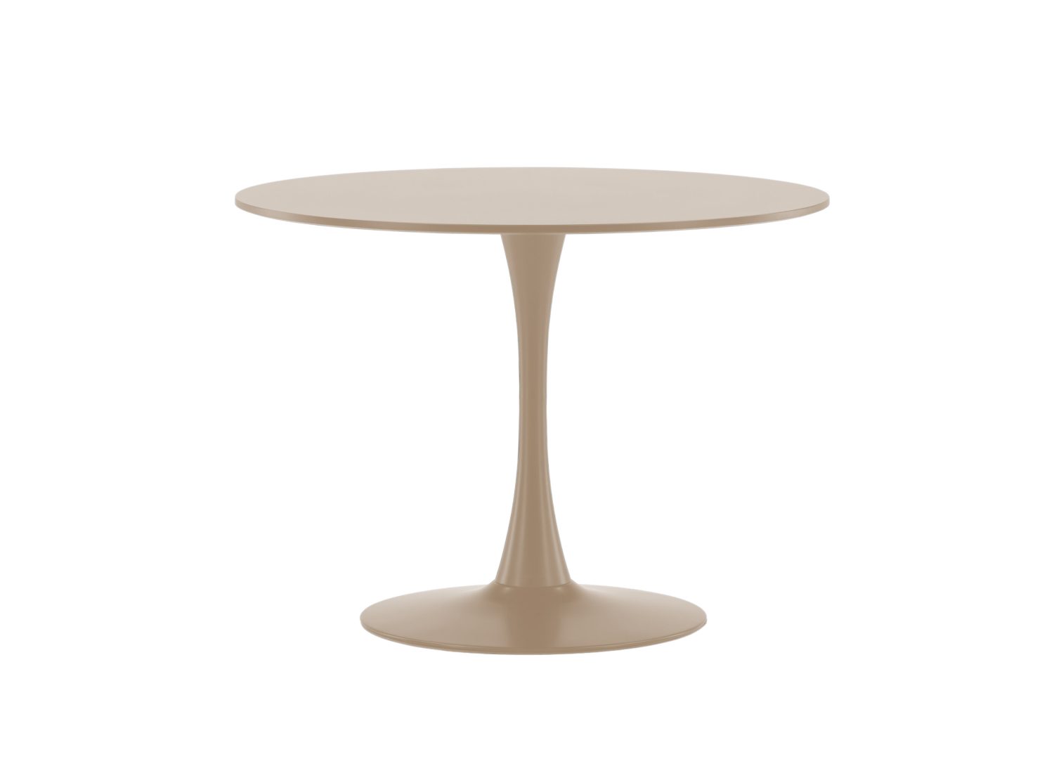 Détail de la table de repas Glade beige