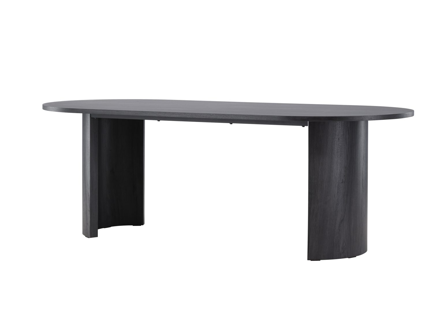 Table à manger Grundsund noir vue sous un autre angle