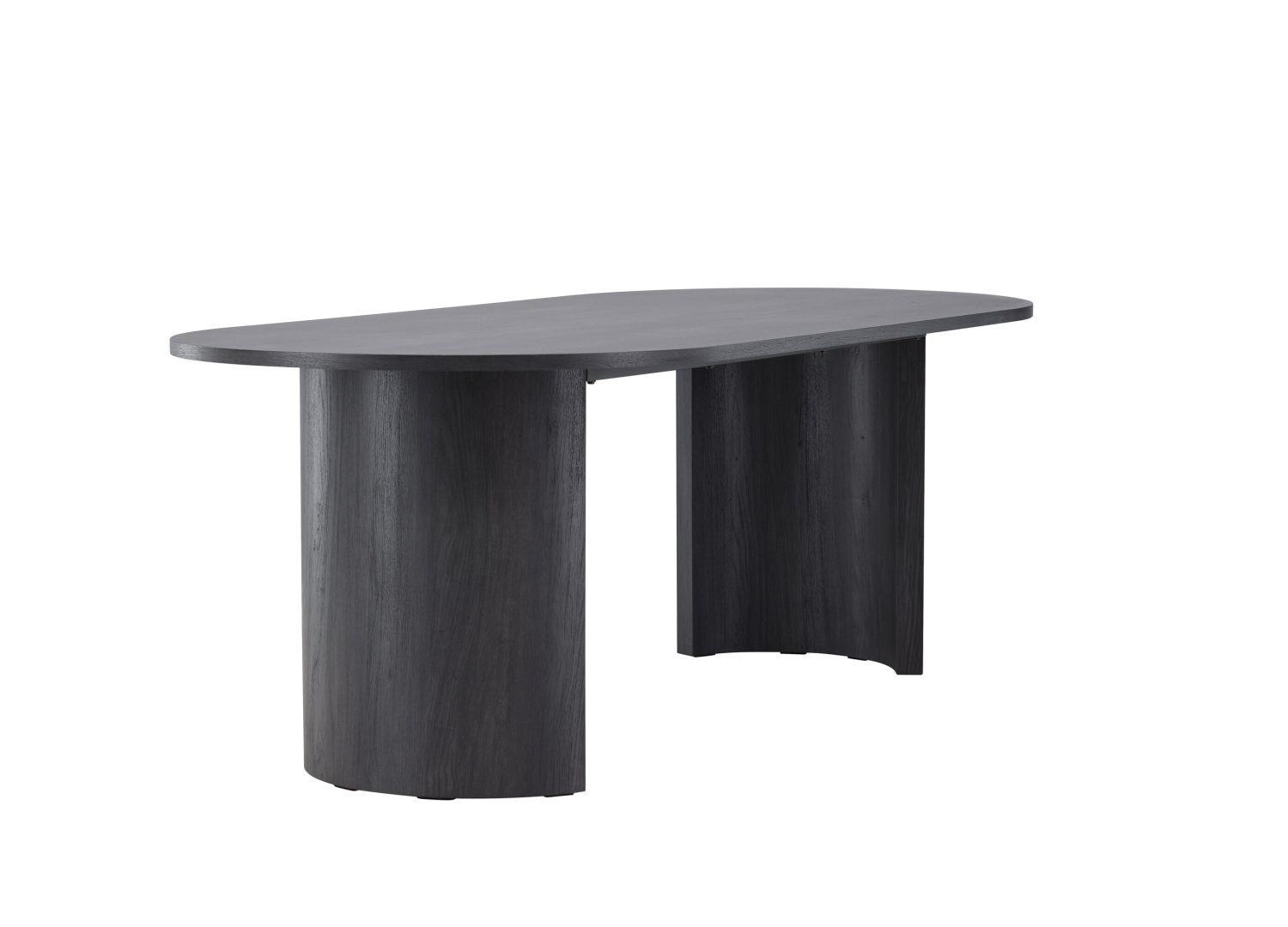 Table à manger Grundsund noir vue sous un autre angle
