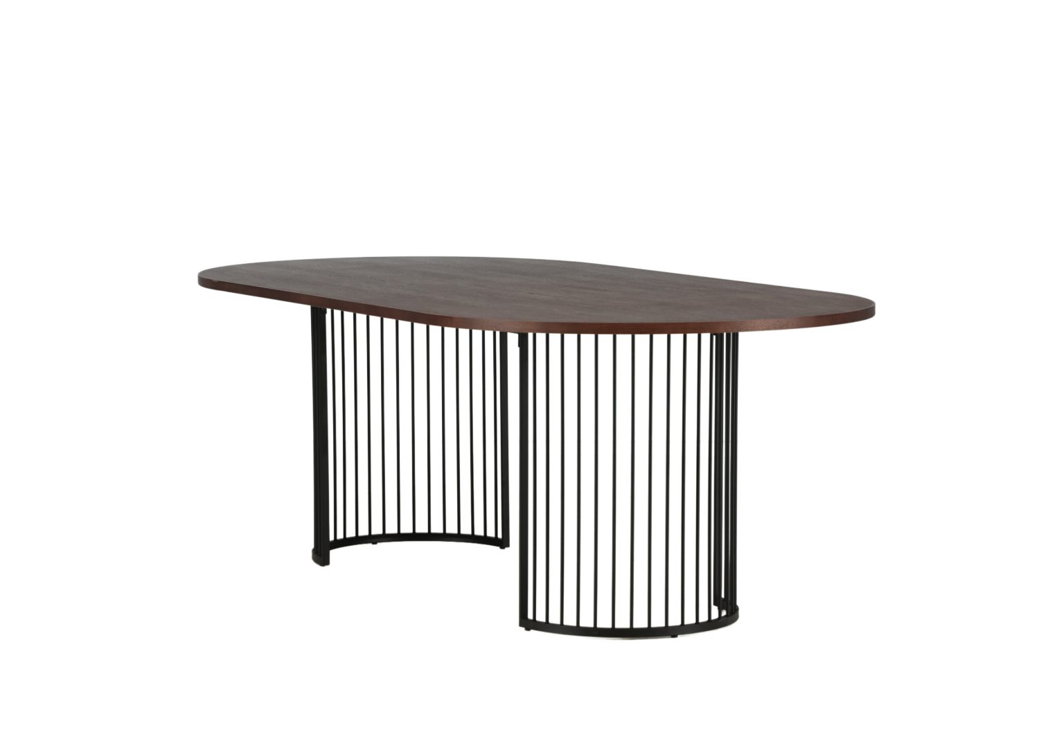 Vue produit de la table à manger Hamneskär noyer