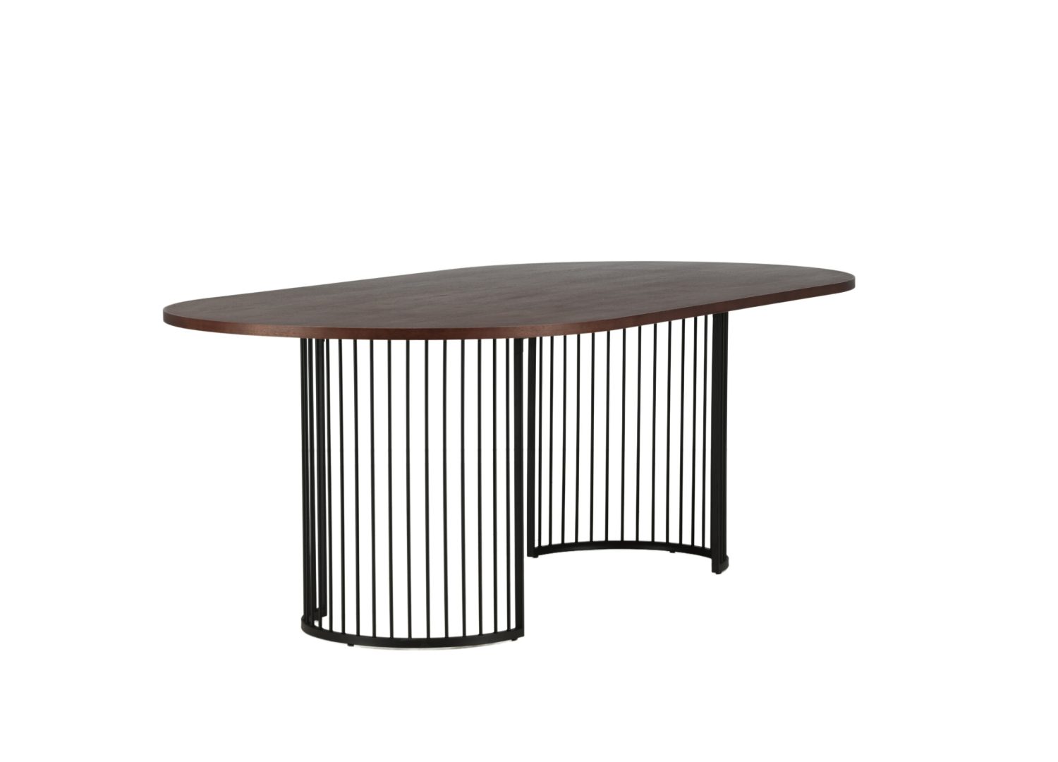 Table à manger Hamneskär noyer vue sous un autre angle