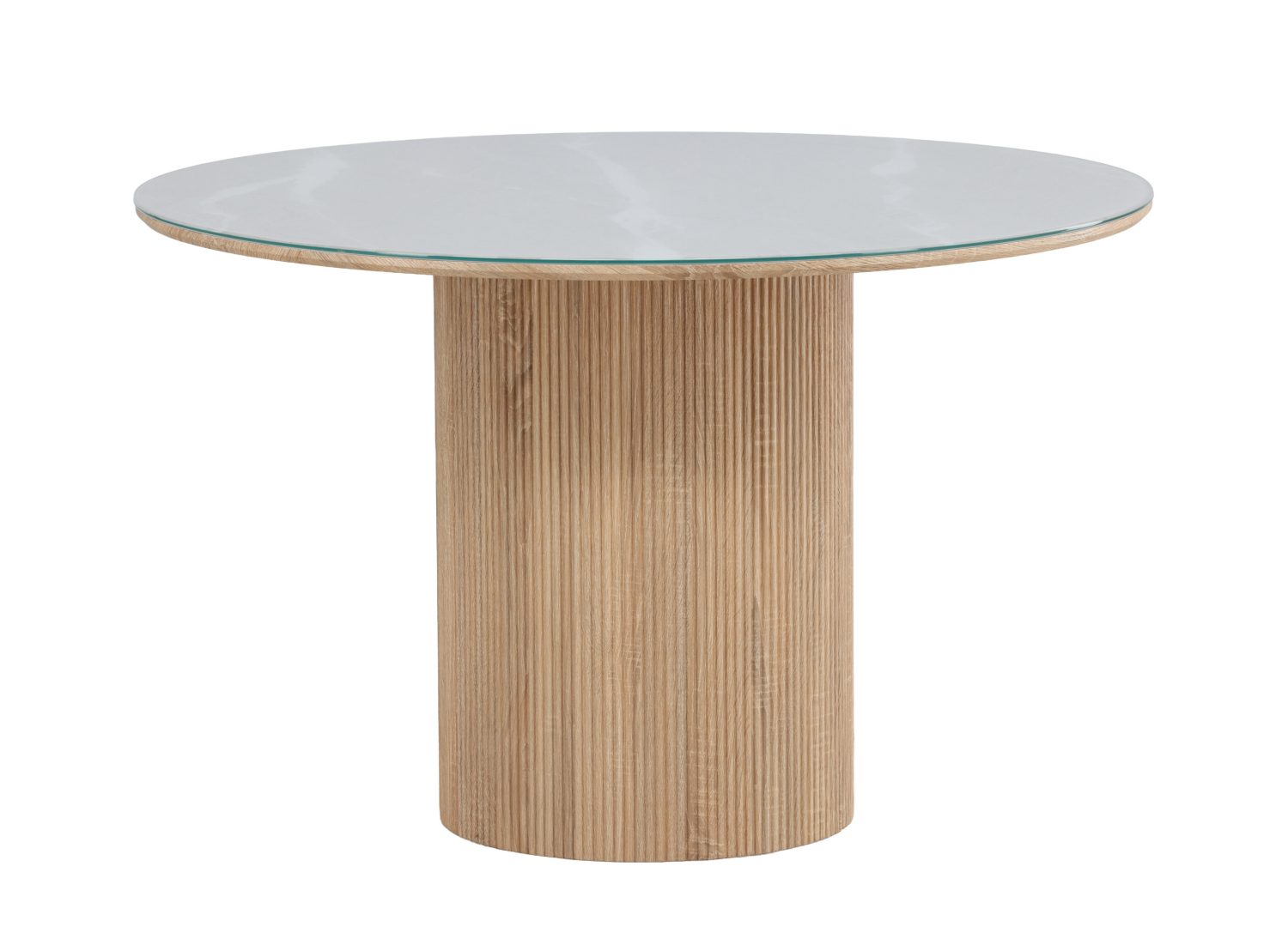 Table à manger Härön blanc vue sous un autre angle