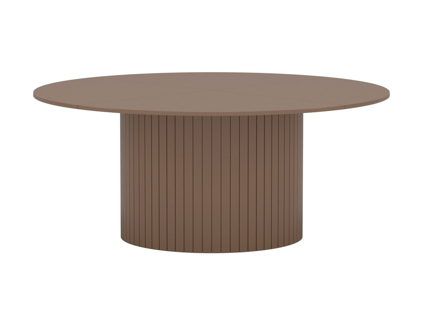 Détail de la table de repas Härön marron