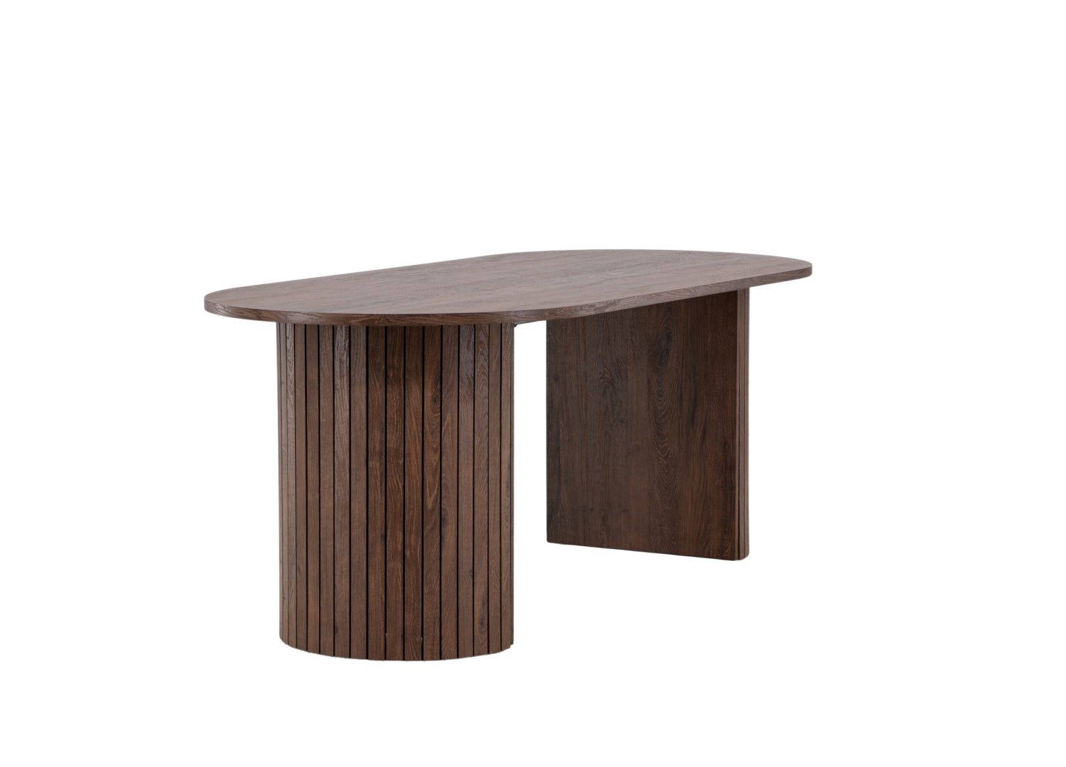 Table à manger Härön moka vue sous un autre angle