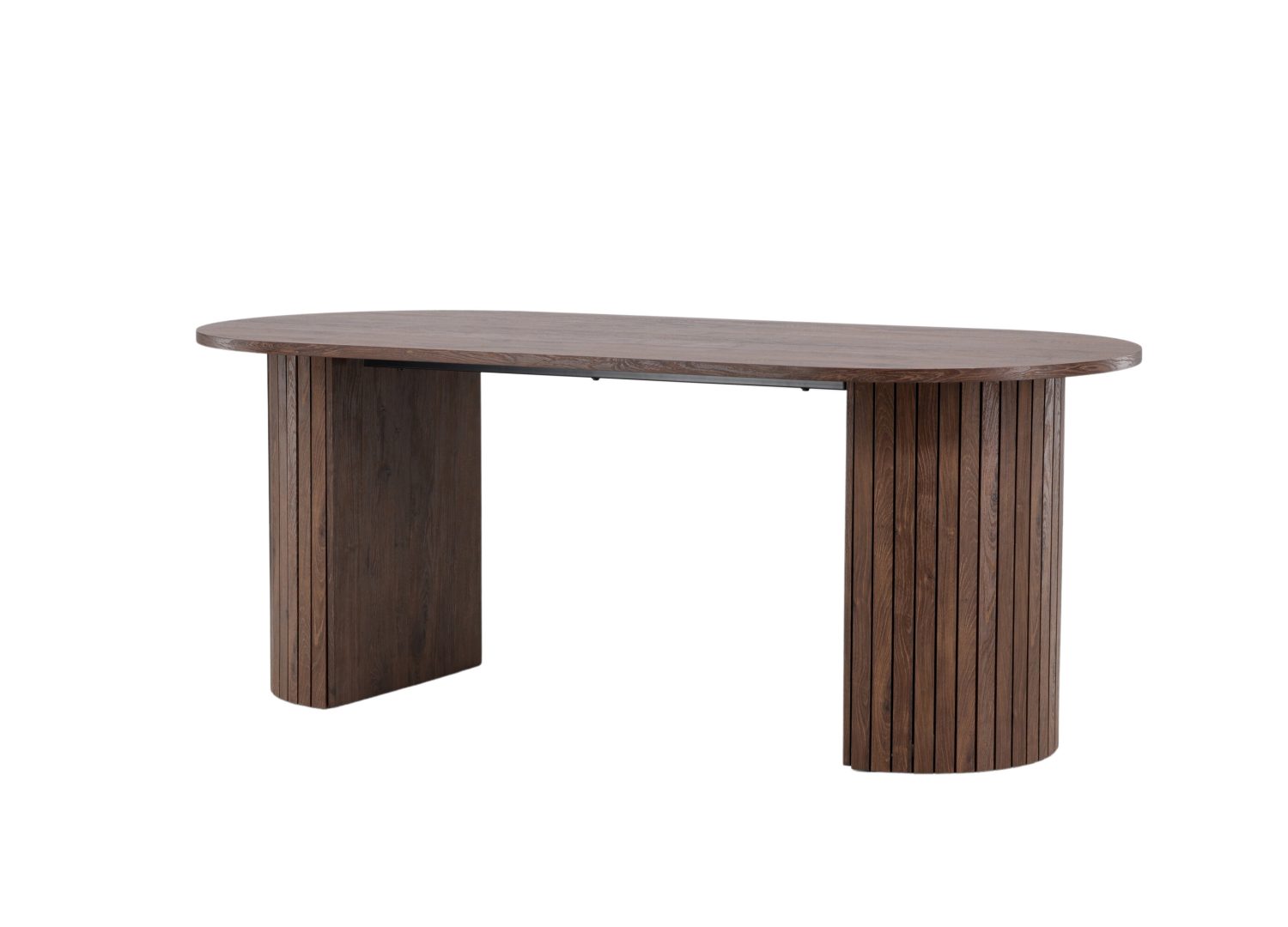 Table à manger Härön moka vue sous un autre angle
