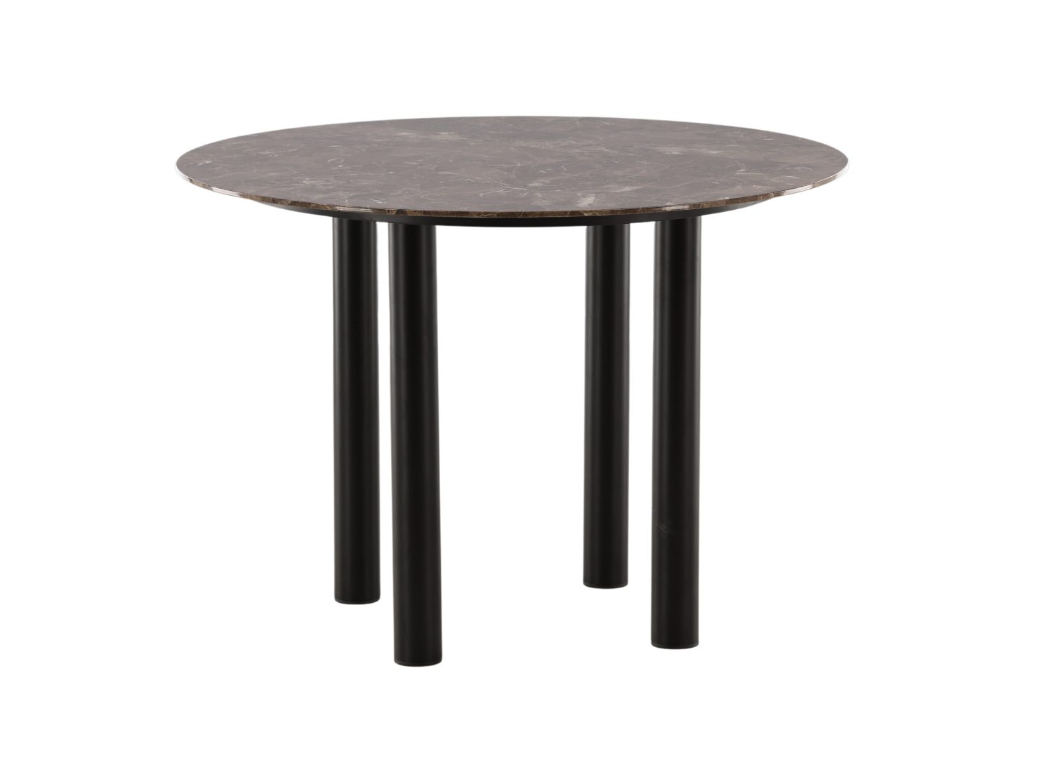 Table à manger Havsten noir vue sous un autre angle