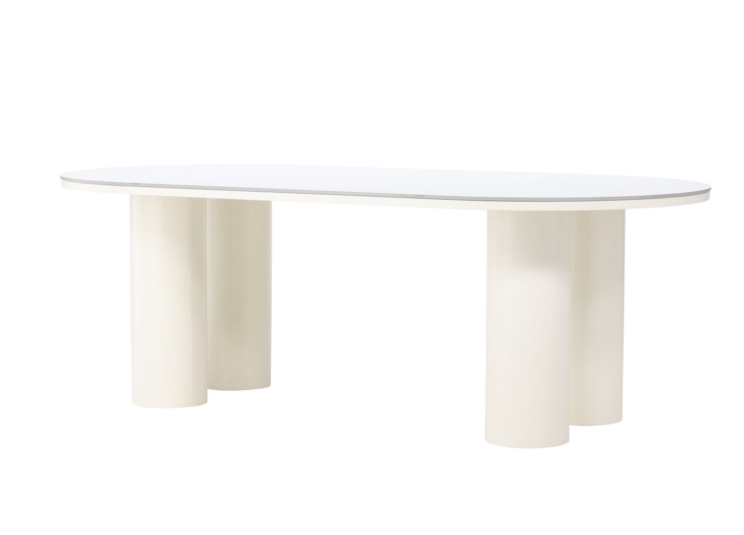 Table à manger Havstenssund blanc vue sous un autre angle