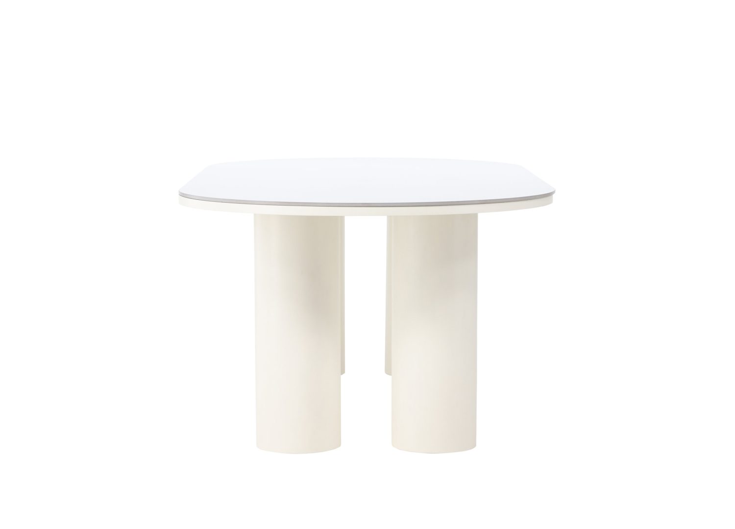 Détail de la table de repas Havstenssund blanc