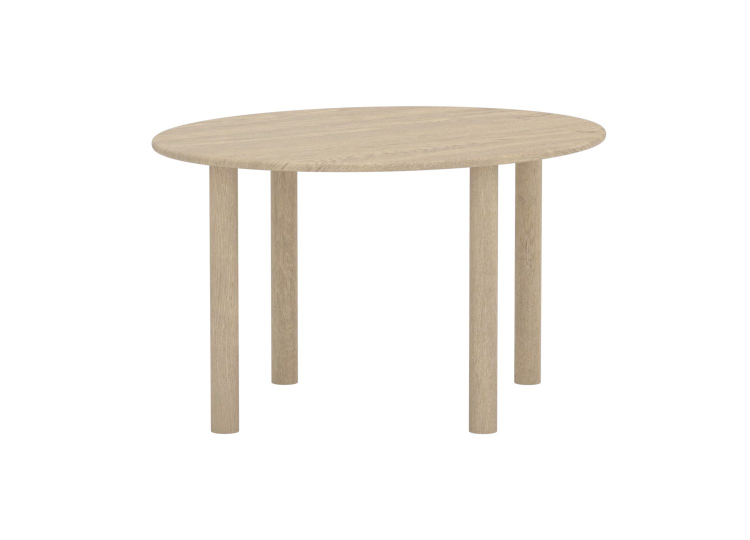 Table à manger Hilo naturel vue sous un autre angle