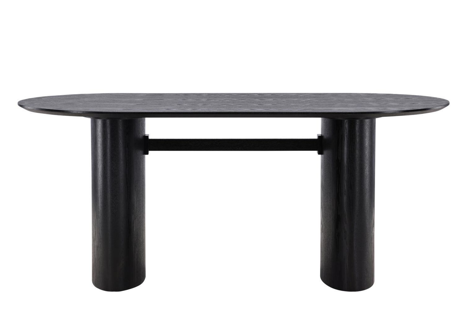 Détail de la table de repas Isolde noir