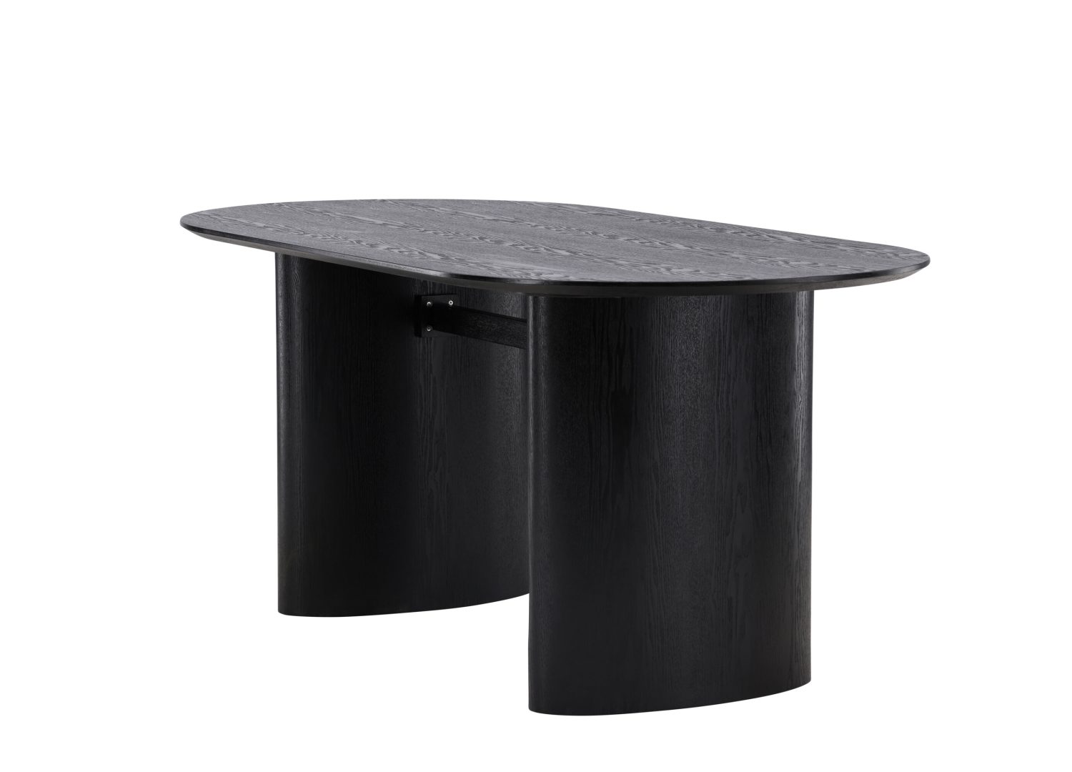 Vue produit de la table à manger Isolde noir