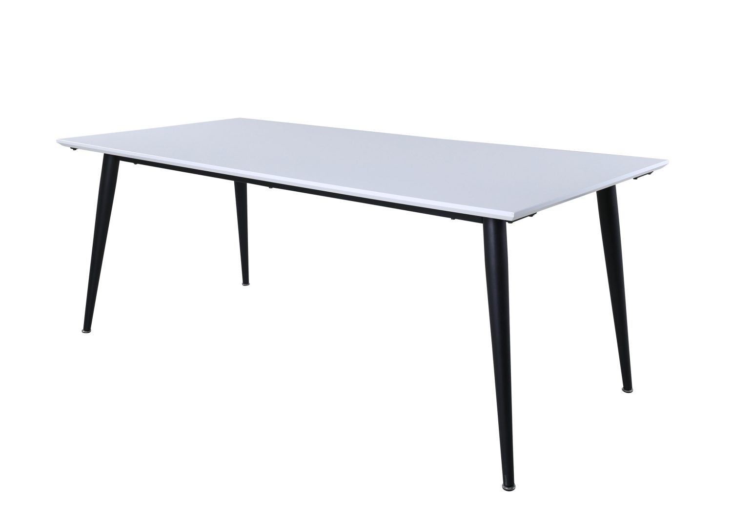 Table à manger Jimmy blanc vue sous un autre angle
