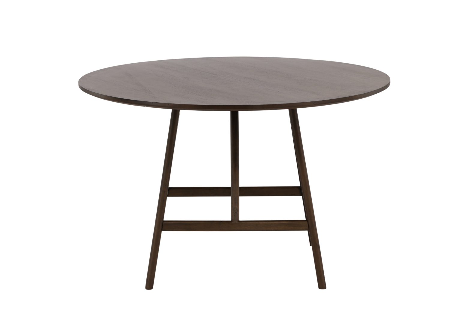 Détail de la table de repas Kaseidon marron foncé