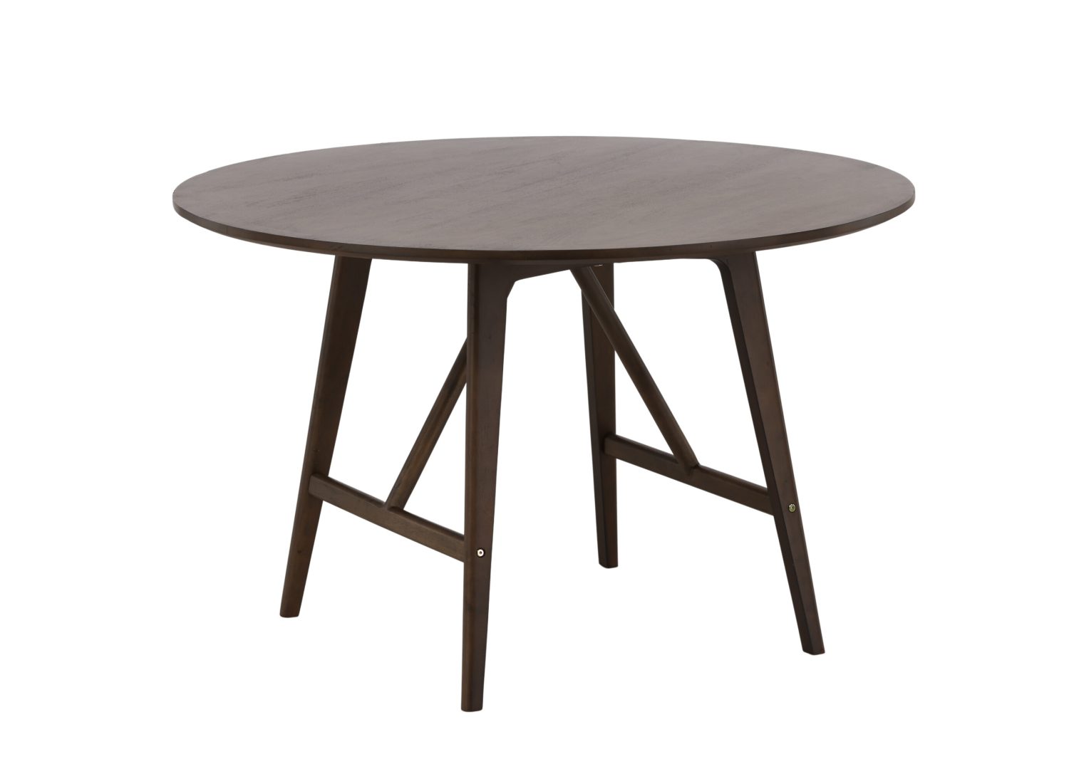 Vue produit de la table à manger Kaseidon marron foncé