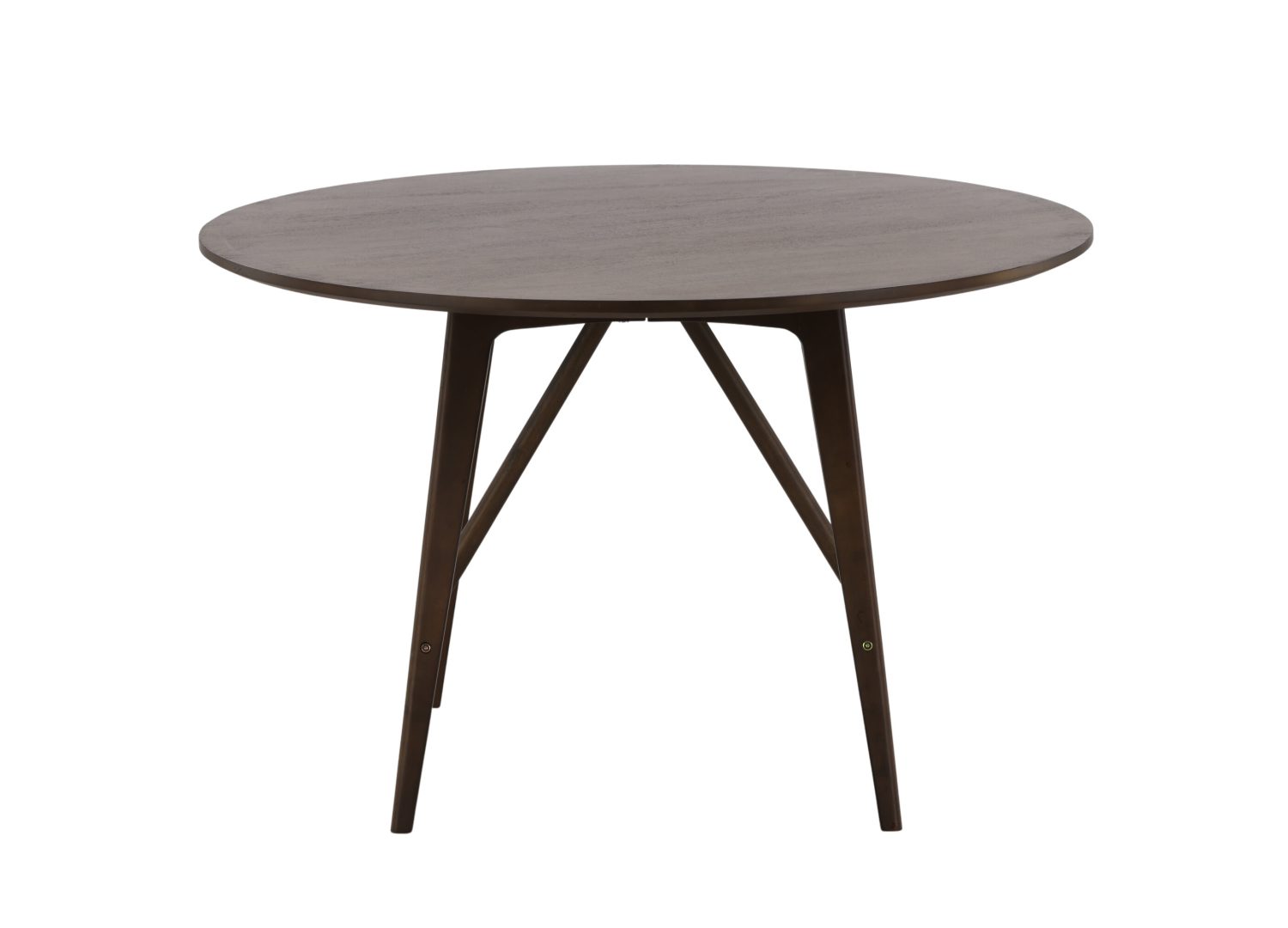 Détail de la table de repas Kaseidon marron foncé