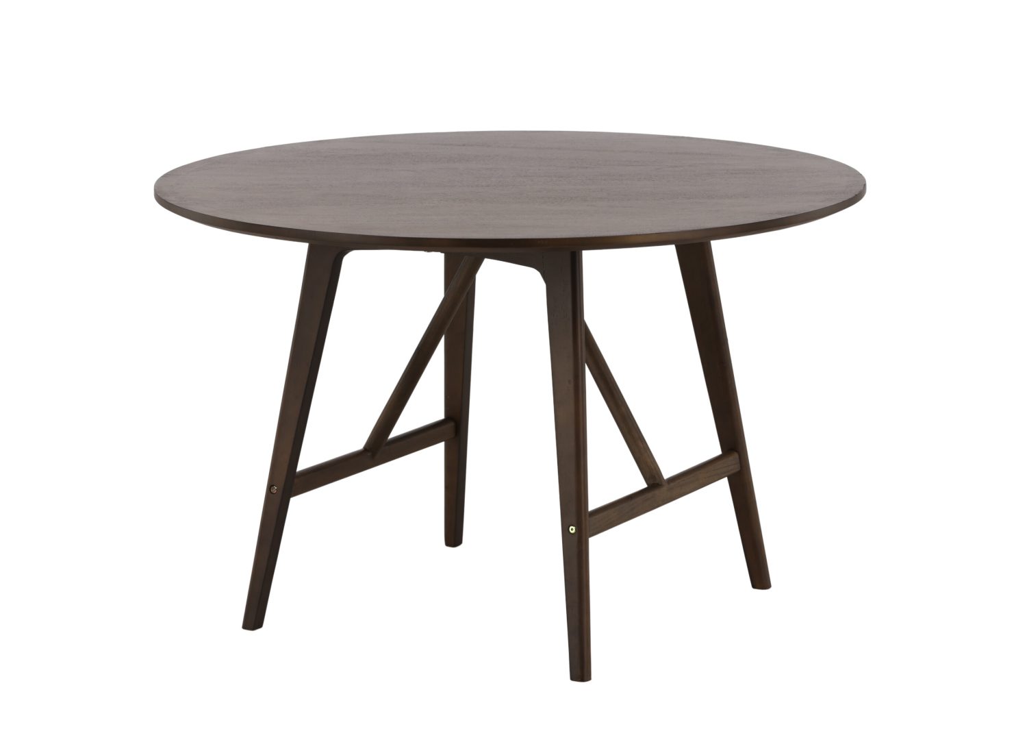Table à manger Kaseidon marron foncé vue sous un autre angle