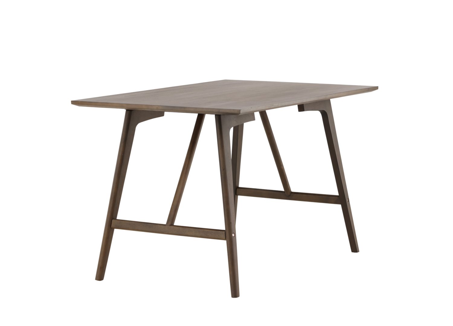 Table à manger Kaseidon marron foncé vue sous un autre angle