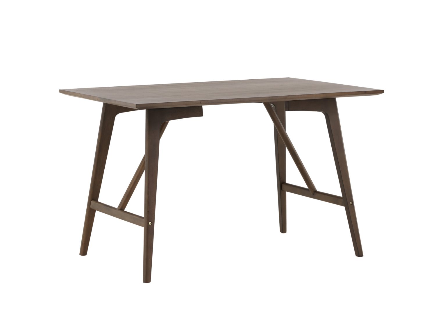 Vue produit de la table à manger Kaseidon marron foncé