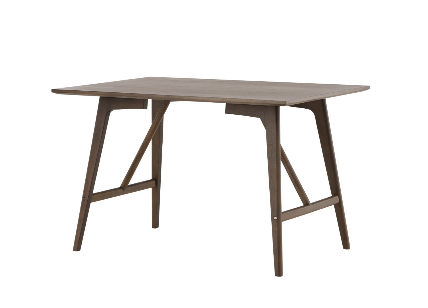 Table à manger Kaseidon marron foncé vue sous un autre angle