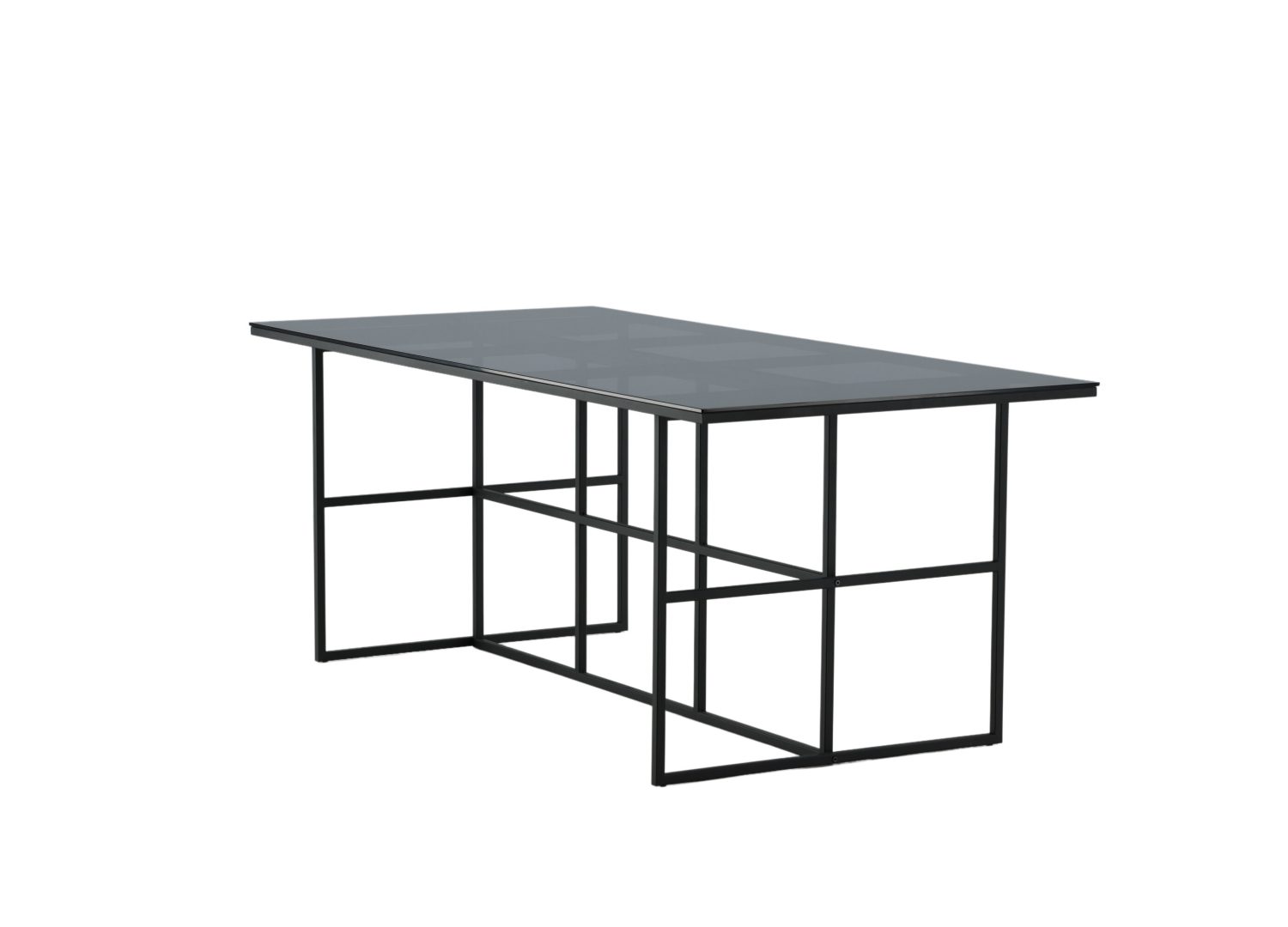 Vue produit de la table à manger Leif noir