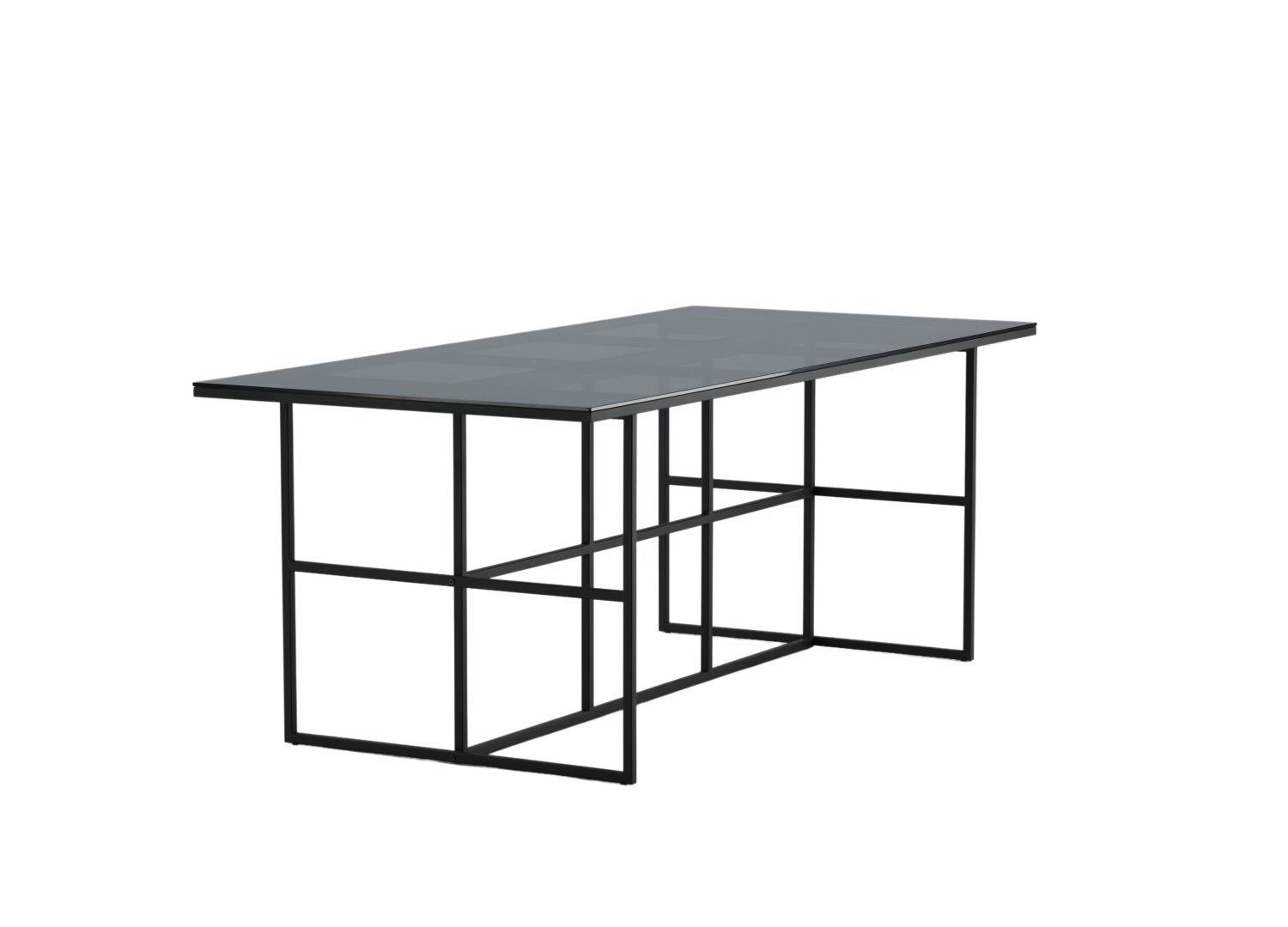 Table à manger Leif noir vue sous un autre angle