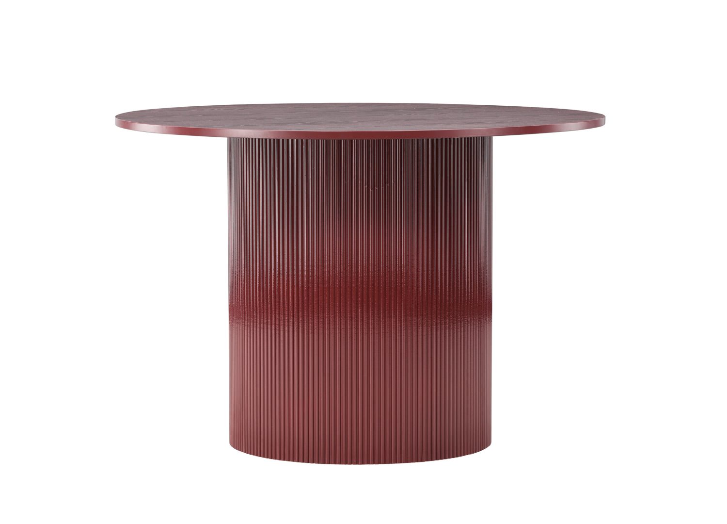 Vue produit de la table à manger Lenox bordeaux