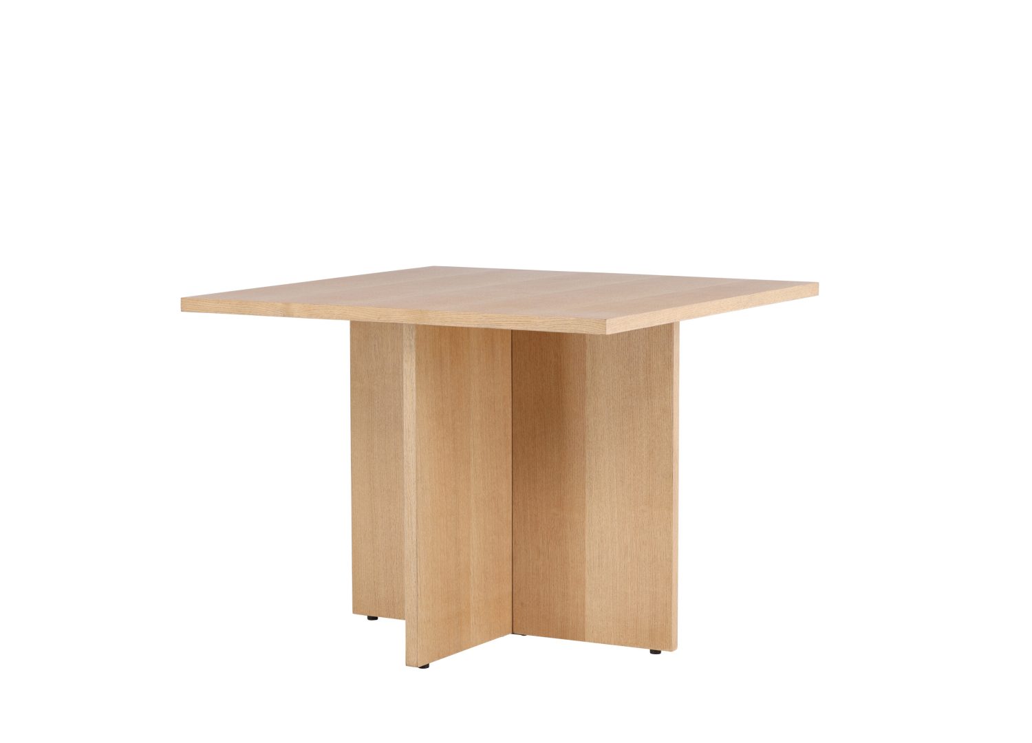 Table à manger Leo naturel vue sous un autre angle