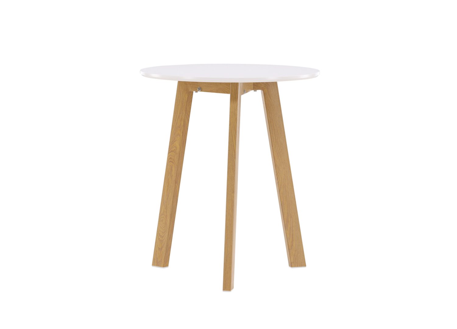 Détail de la table de repas Leonora blanc