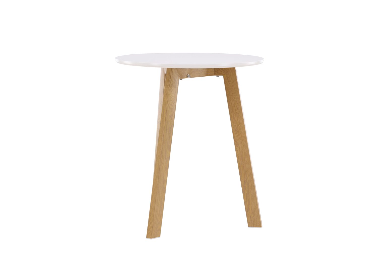 Table à manger Leonora blanc vue sous un autre angle